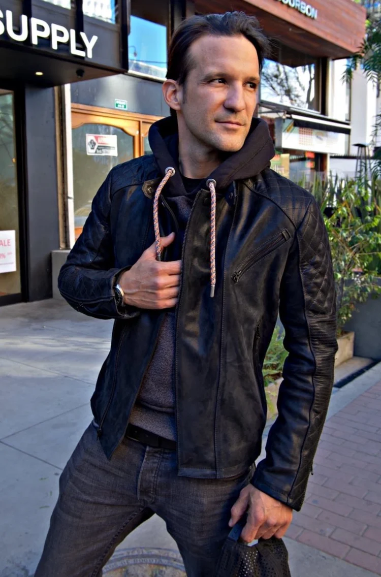 lotus rk leather jacket satin black on black bison nubuck lotus rk leather jacket satin black on black bison nubuck